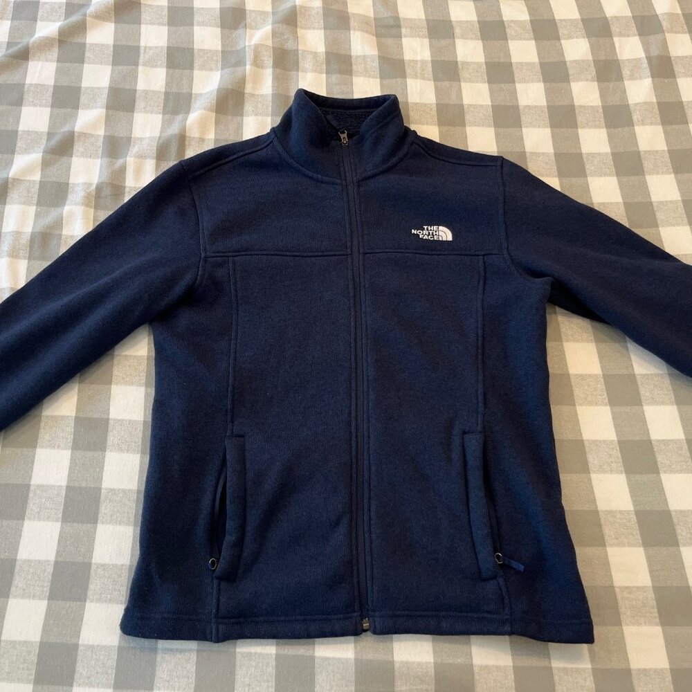 North Face Men's Tsillan Full Zip Jacket - Summit Navy Heather - Size Large